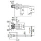 Смеситель для раковины Paffoni Light LIG007HG70 Золото медовое