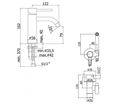 Комплект смесителей Paffoni Light KITZCOL632NO71 Черный матовый