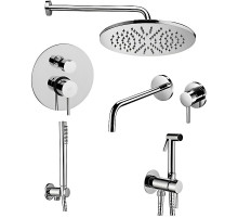 Комплект смесителей Paffoni Light KITZLIG018CR006 Хром