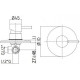 Смеситель для душа Paffoni Light LIG011ST Сталь