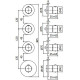 Смеситель для душа Paffoni Modular Box MDE019NO с термостатом Черный матовый