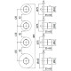 Смеситель для душа Paffoni Modular Box MDE019CR с термостатом Хром