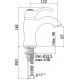 Смеситель для раковины Paffoni Flavia FA071CR Хром