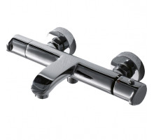 Смеситель для ванны Bravat Waterfall F673114C-01A-RUS с термостатом Хром