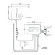 Смеситель для раковины Raiber Sensor RSF88135 Хром