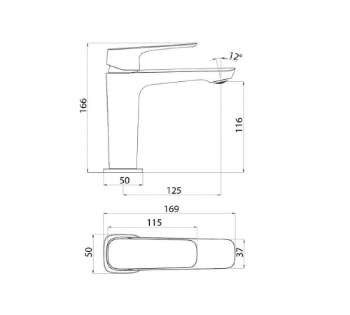 Смеситель для раковины Iddis Sign SIGSB00i01 Хром глянцевый