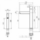 Смеситель для раковины Shouder Unique 0170317 Черный Золото