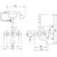 Смеситель для ванны Veragio Gialetta VR.GLT-6301.CR Хром