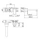 Смеситель для раковины Gattoni H2Omix7000 7003570C0 Хром