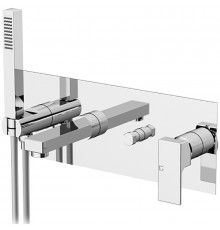 Смеситель для ванны Gattoni Kubik 2505/25C0 Хром