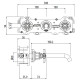 Смеситель для раковины Gattoni TRD TR106/18C0 Хром