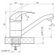 Смеситель для кухни Сантаком StOmega 3305-3 Хром