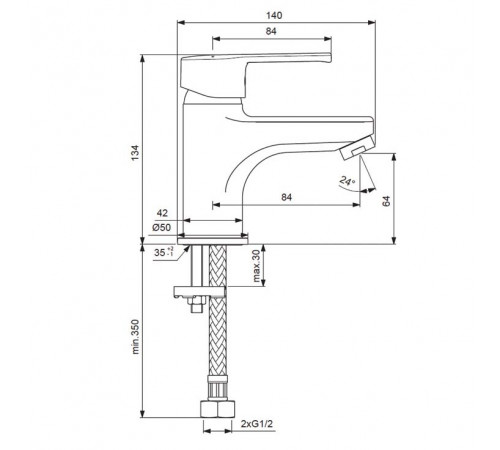 Комплект смесителей Vidima Uno BA376AA Хром