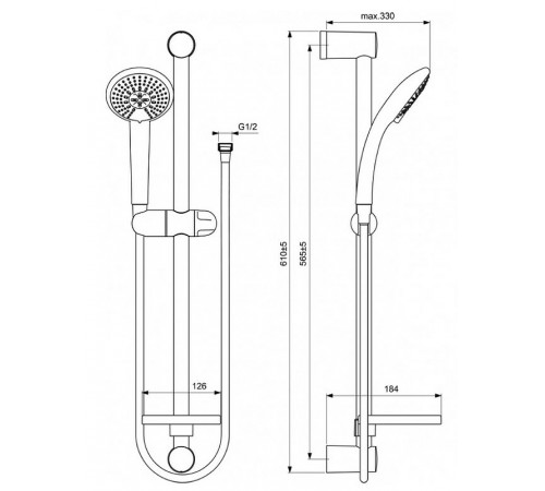 Комплект смесителей Vidima Calista B1435AA Хром