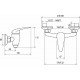 Смеситель для душа Ravak Suzan SN 032.00/100 X070005 Хром