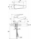 Смеситель для раковины Ravak Suzan SN 012.00 X070002 Хром