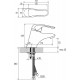 Смеситель для раковины Ravak Rosa RS 012.00 X070022 Хром