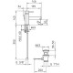 Смеситель для раковины Bossini Oki Z005301.073 Черный матовый