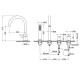 Смеситель на борт ванны Timo Saona 2320/03Y Черный
