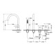 Смеситель на борт ванны Timo Saona 2320/17Y Золото матовое