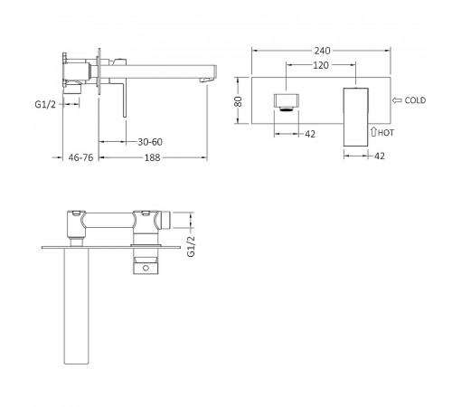 Смеситель для раковины Timo Selene 2071/16SM Белый матовый