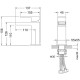 Смеситель для раковины Timo Selene 2161/00F Хром