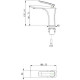 Смеситель для раковины Timo Helmi 4061/03F Черный матовый