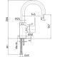 Смеситель для раковины E.C.A. Nita 102188036EX Хром