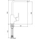 Смеситель для кухни E.C.A. Tiera 104818123EX Белый Хром