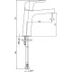 Смеситель для раковины E.C.A. Luna 102808940EX Золото