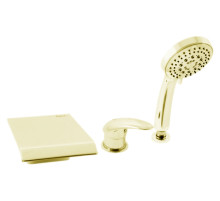 Смеситель на борт ванны Rav Slezak Dunaj D473.5YZ золотой