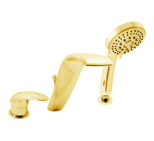 Смеситель на борт ванны Rav Slezak Dunaj D461.5SZ Золото