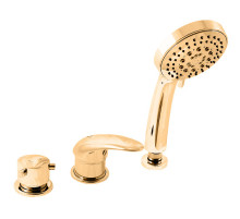 Смеситель на борт ванны Rav Slezak Dunaj D475.5PZ Золото