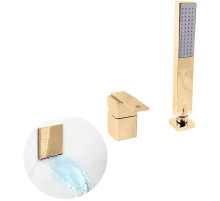 Смеситель на борт ванны Rav Slezak Loira LR563.5YZ Золото