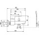 Смеситель для ванны Rav Slezak Vltava VT454.5/1CB Белый глянец Хром