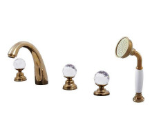 Смеситель на борт ванны Rav Slezak Brilliance176.5PSM Бронза