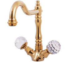 Смеситель для раковины Rav Slezak Brilliance121.5/8Z Золото