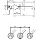 Смеситель для раковины Migliore Sirius 28167 Золото