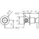 Смеситель для душа Migliore Sirius 28183 Хром