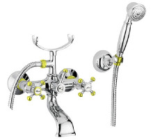 Смеситель для ванны Migliore Lady 18835 Хром Золото