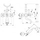 Смеситель для ванны Migliore Princeton 19366 Состаренный хром