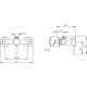 Смеситель для душа Migliore Fortis 18653 Хром