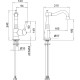 Смеситель для раковины Migliore Dallas 18598 Бронза