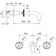 Смеситель для раковины Migliore Reversa 28205 Золото