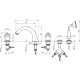 Смеситель на борт ванны Migliore Korona 27317 Бронза