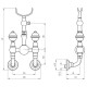 Смеситель для душа Migliore Cristalia New 27183 Золото