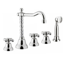 Смеситель на борт ванны Webert Armony AM730402015 Хром