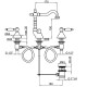 Смеситель для раковины Webert Dorian DO750202015 Хром