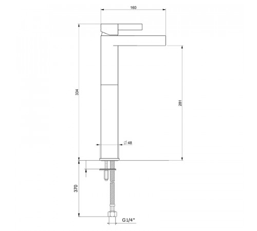 Смеситель для раковины Webert DoReMi DR830402015 Хром