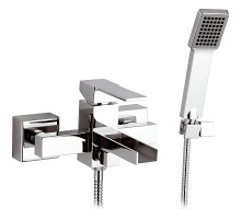 Смеситель для ванны Remer Qubica Cascata QC02 Хром